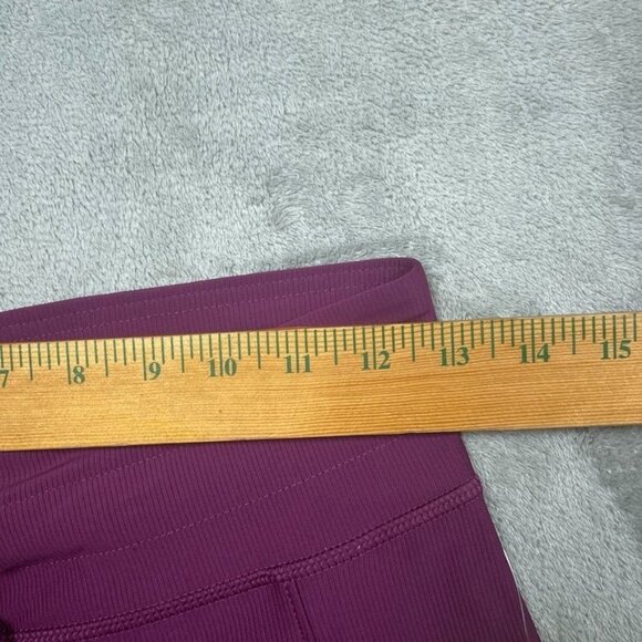32 Degrees Cool Womens Small Purple Ribbed Wide-Leg Stretch Pants   d0210 - Picture 5 of 9
